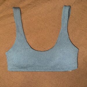 Hollister Teal Textured Swimwear